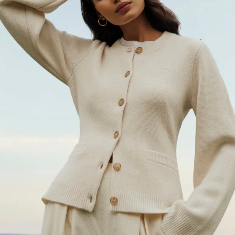 Rosgrove | Women - Flared Sleeve Cardigan - Casual Style