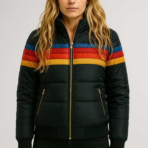 Rosgrove | Women - Puffer Jacket - Hooded Colourblock