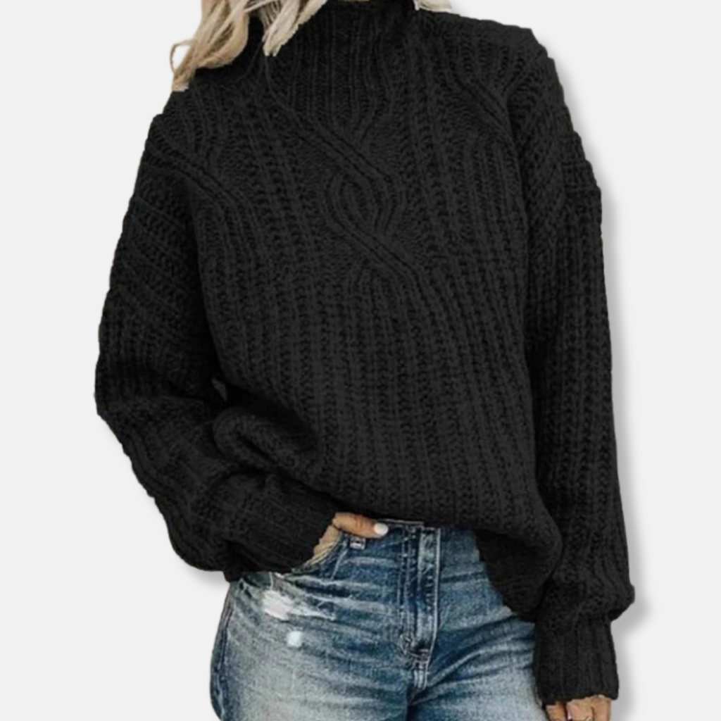 Rosgrove | Women - Oversized Jumper - Turtleneck Knit
