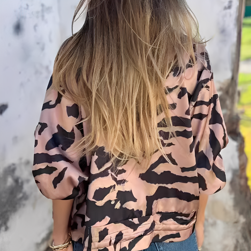 Rosgrove | Women - Soft Zip Jacket - Trendy Design