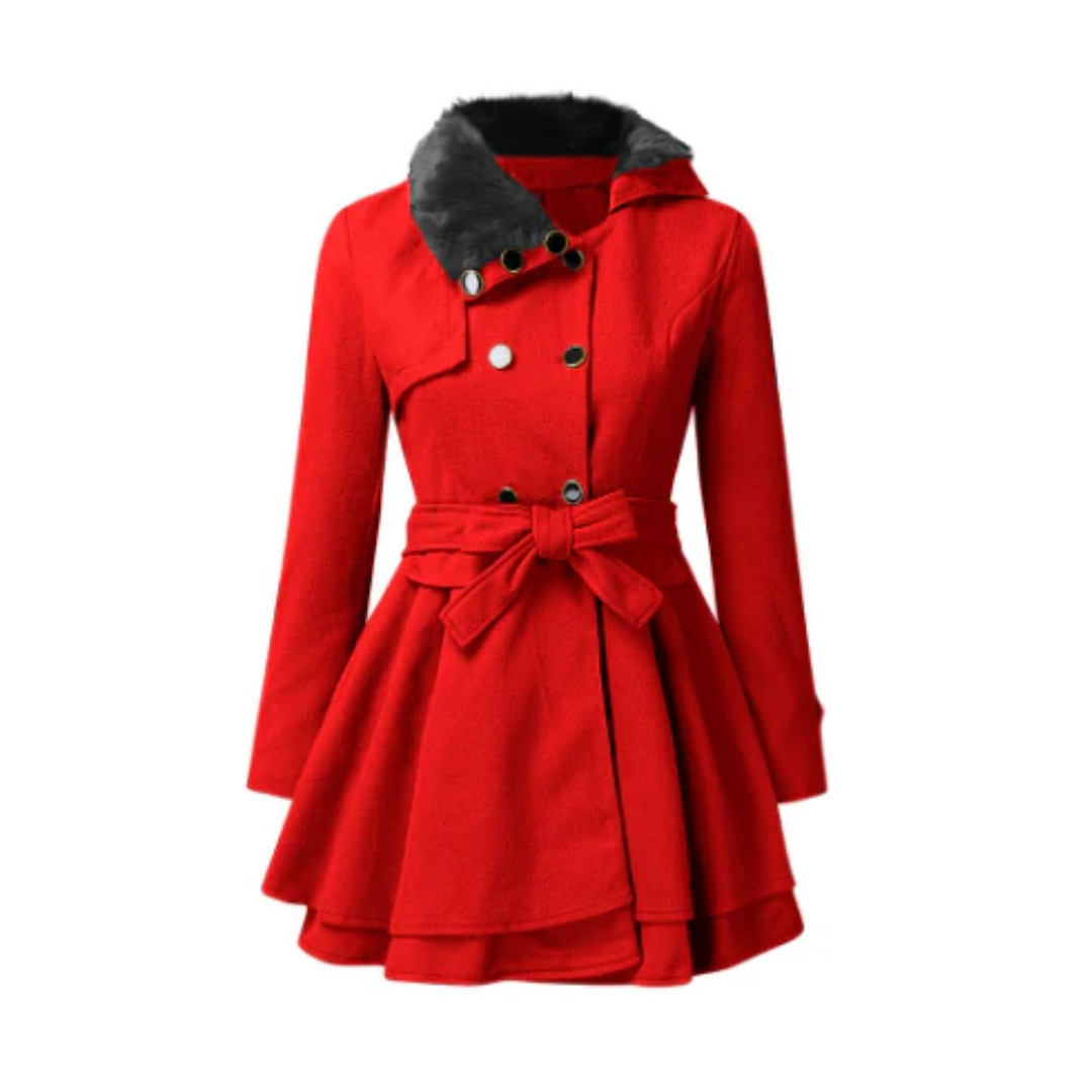 Rosgrove | Women - Stylish Belted Trench Coat - Sophisticated Style