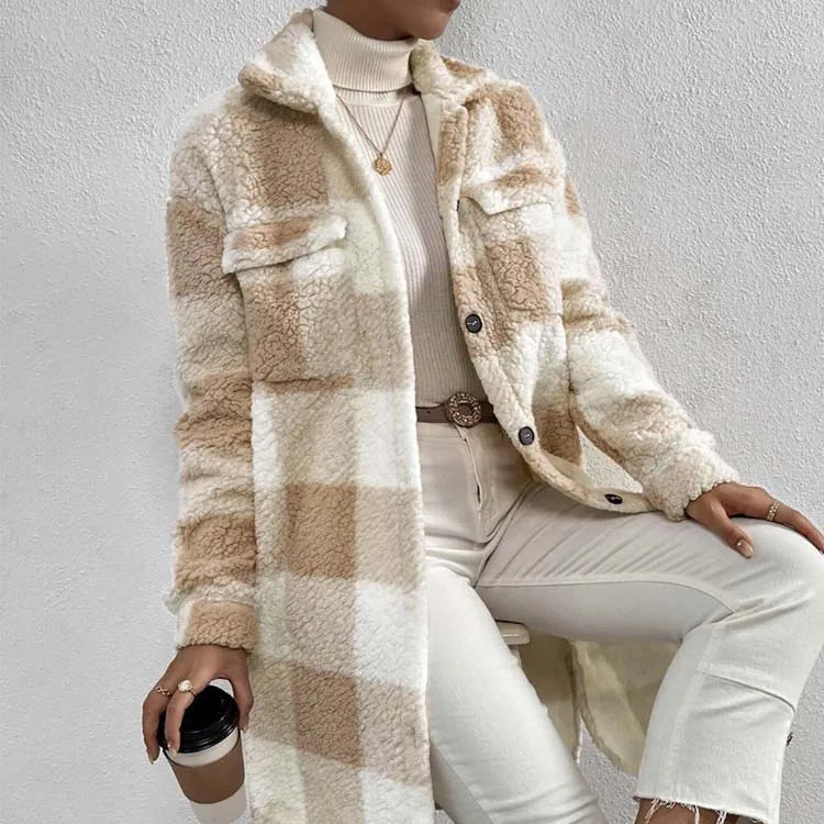 Rosgrove | Women - Oversized Teddy Coat - Cosy Style