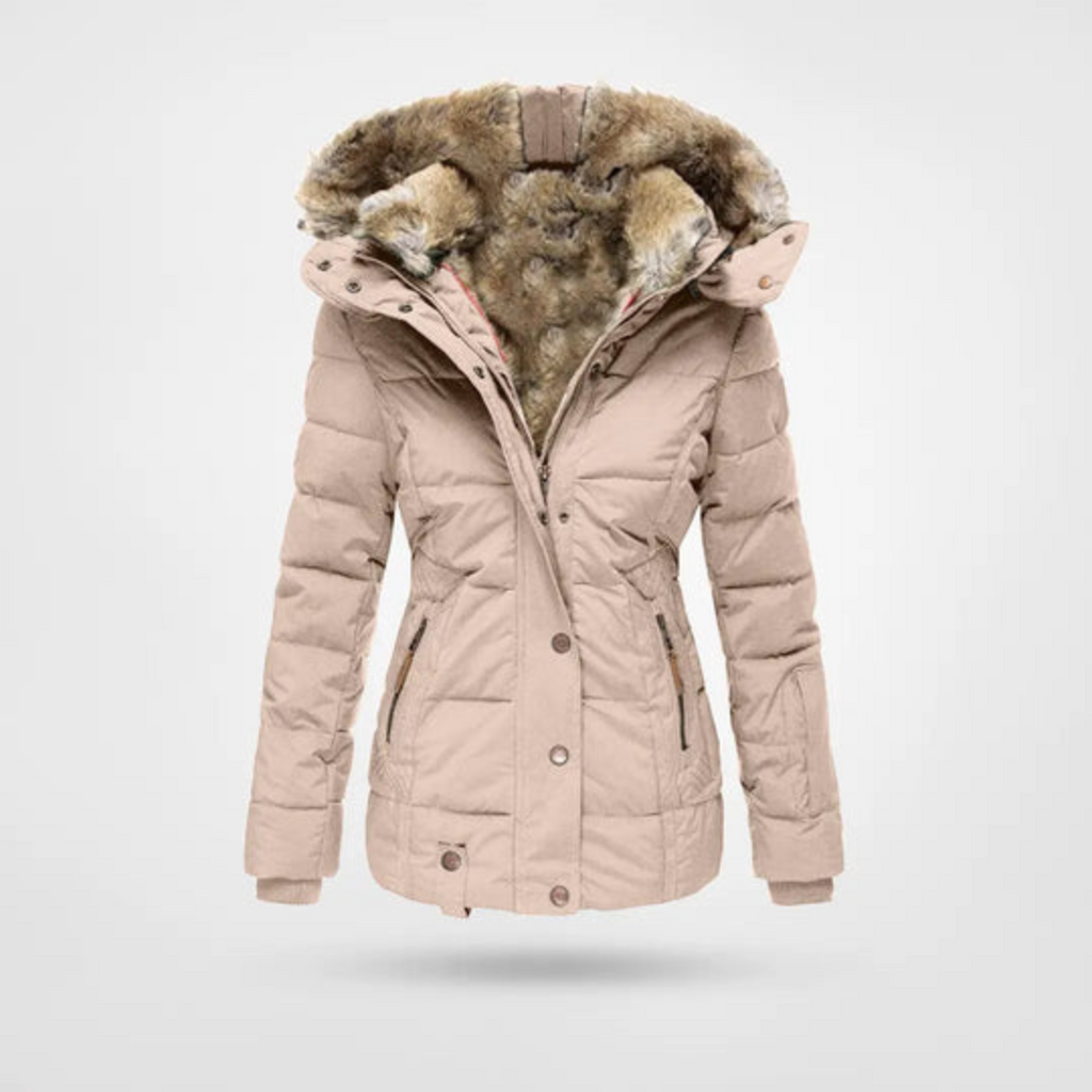 Rosgrove | Women - Warm Winter Puffer Parka Jacket - Cosy Style