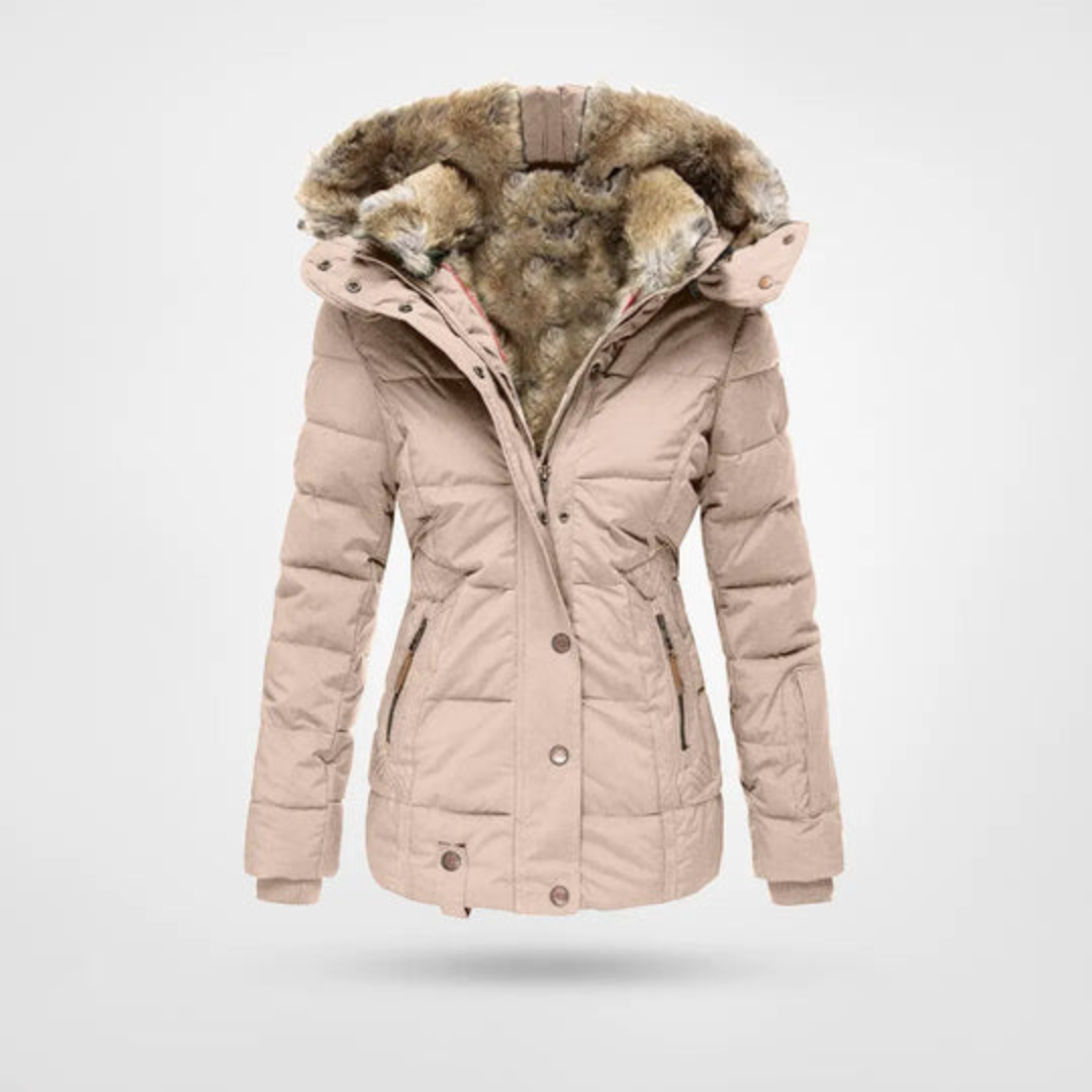 Rosgrove | Women - Warm Winter Puffer Parka Jacket - Cosy Style