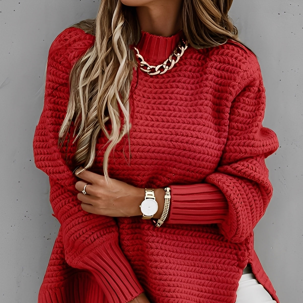 Rosgrove | Women - Oversized Jumper - Knitted Style