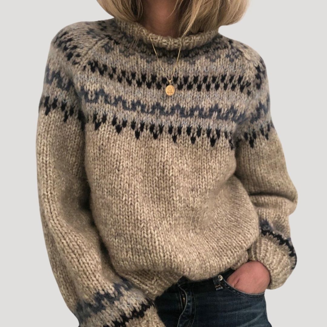 Rosgrove | Women - Chunky Knit Oversized Jumper - Fair Isle