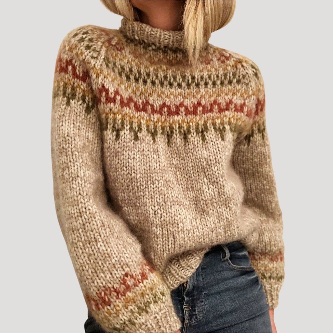 Rosgrove | Women - Chunky Knit Oversized Jumper - Fair Isle