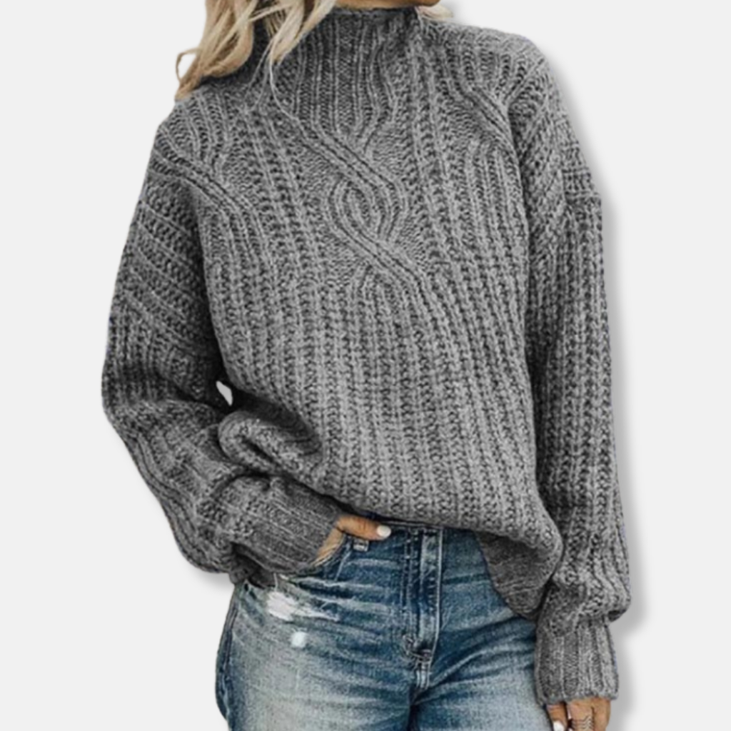 Rosgrove | Women - Oversized Jumper - Turtleneck Knit