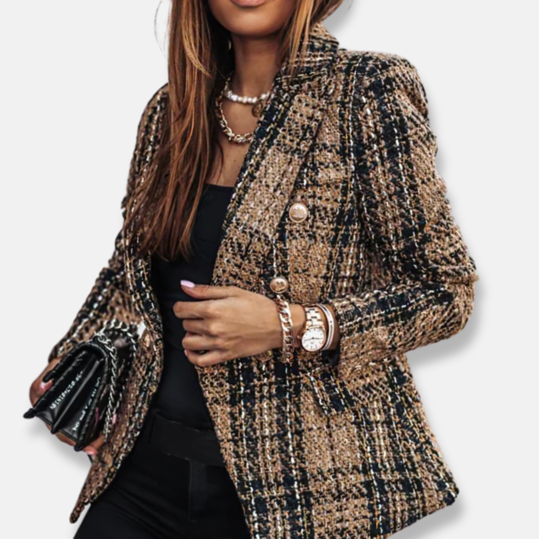 Rosgrove | Women - Check Blazer - Double-Breasted Style