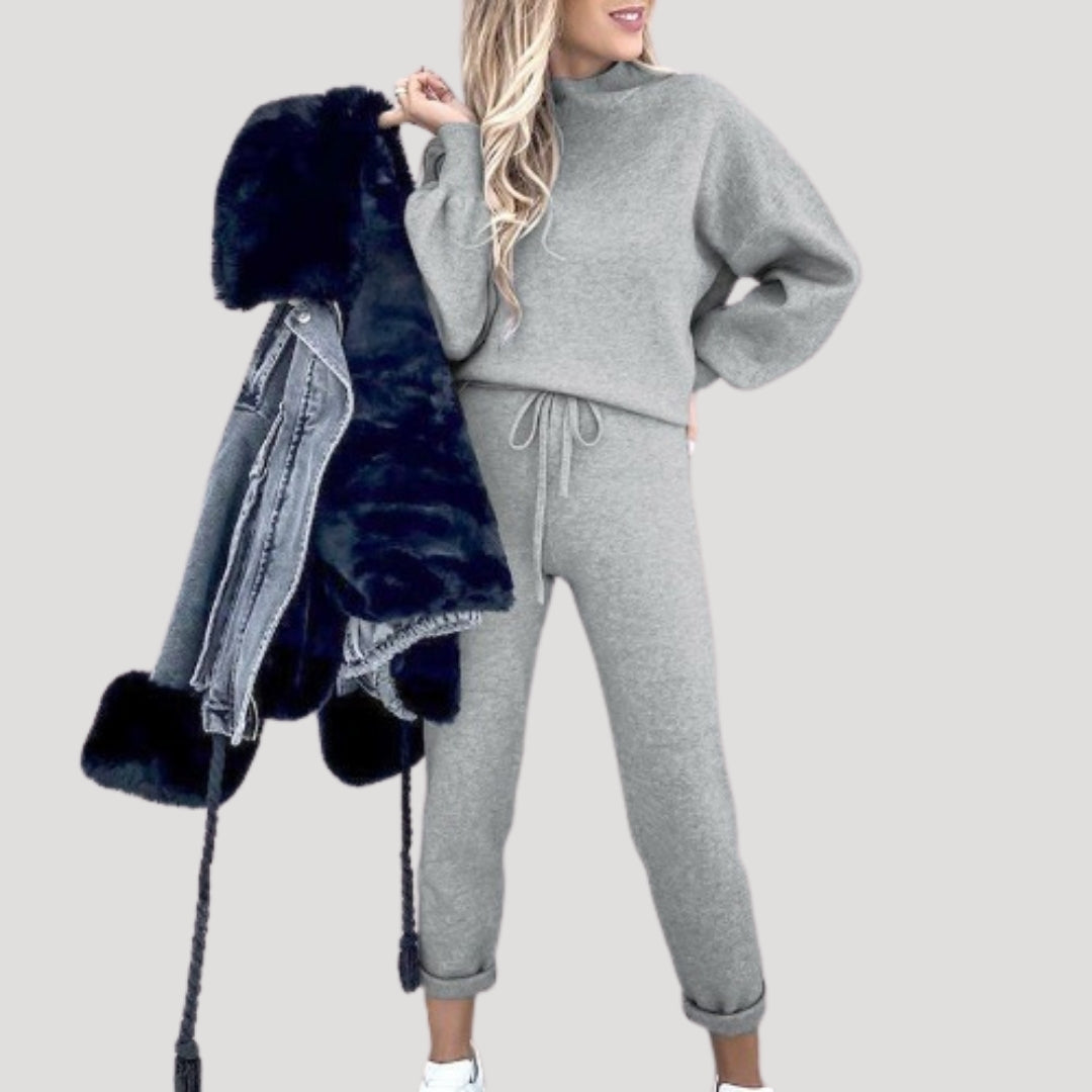 Rosgrove | Women - Knitted Tracksuit Set - Cozy Loungewear