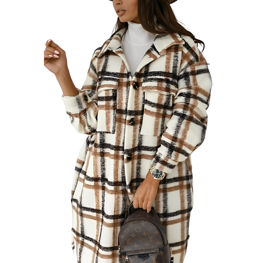 Rosgrove | Women - Long Checked Jacket