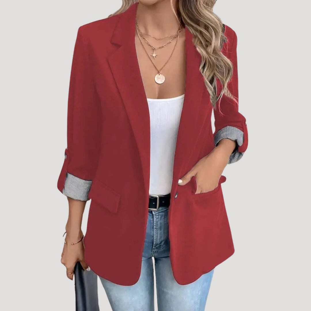 Rosgrove | Women - Blazer - Tailored Fit Roll-Up Sleeves