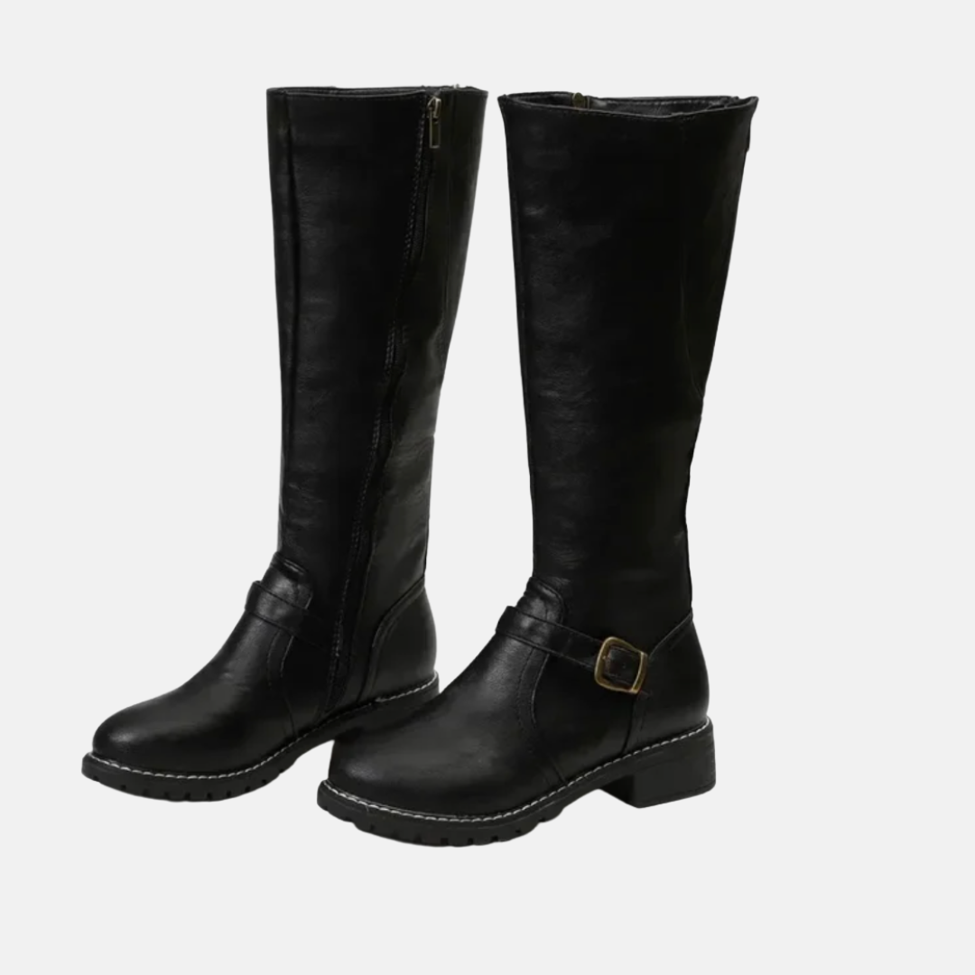 Rosgrove | Women - Knee High Buckle Boots