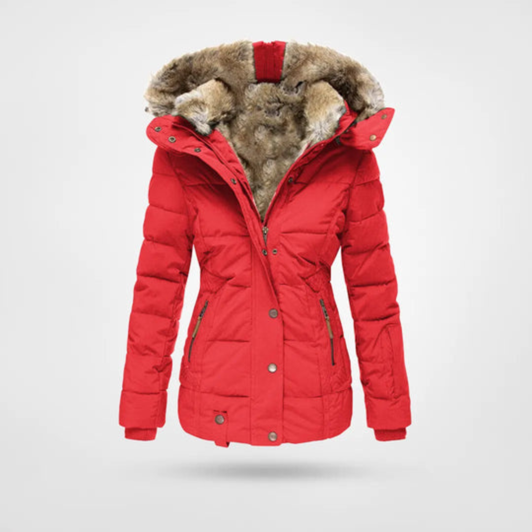 Rosgrove | Women - Warm Winter Puffer Parka Jacket - Cosy Style