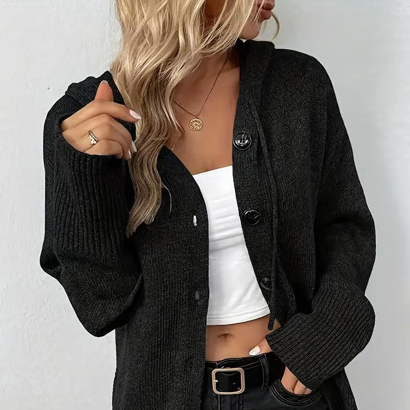 Rosgrove | Women - Hooded Cardigan - Modern Warm Knit