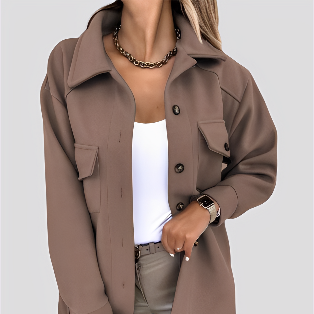 Rosgrove | Women - Lightweight Wool Lapel Collar Jacket