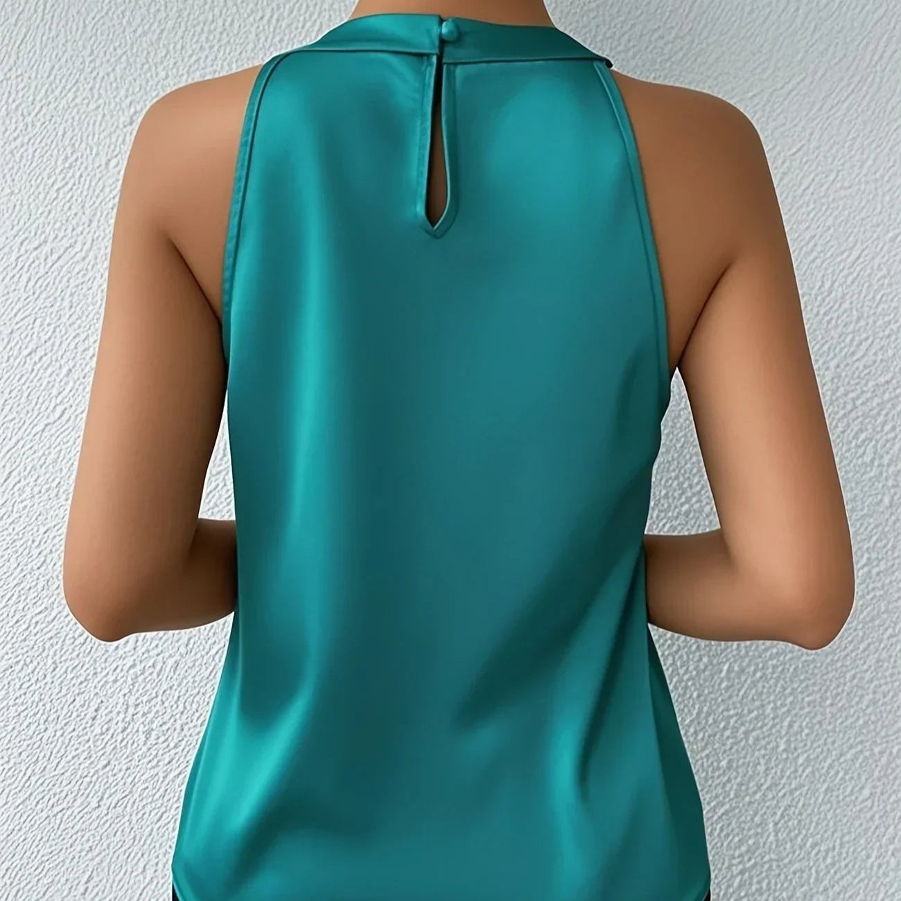 Rosgrove | Women's - Sleeveless Blouse - Elegant Polyester Fabric - Lightweight Office Top