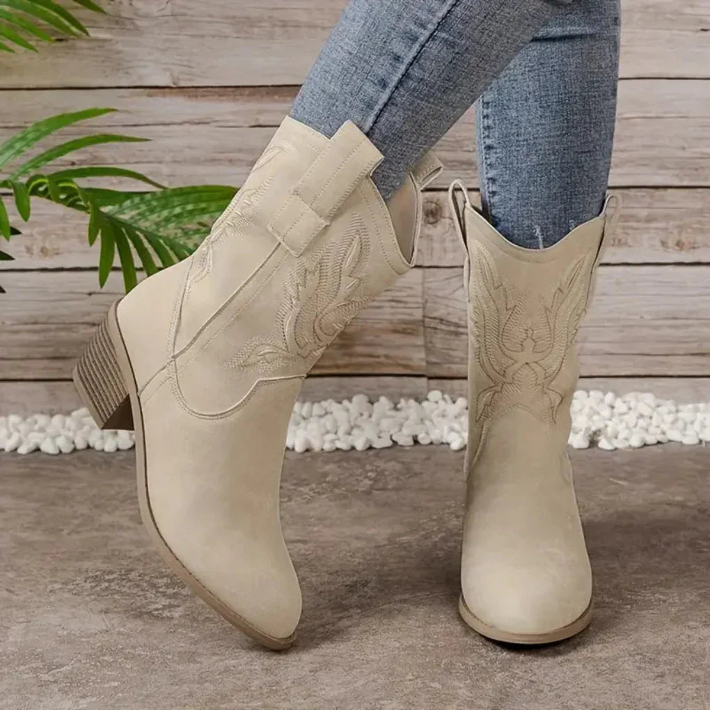 Rosgrove | Women - Leather Cowboy Boots – Western Stitching