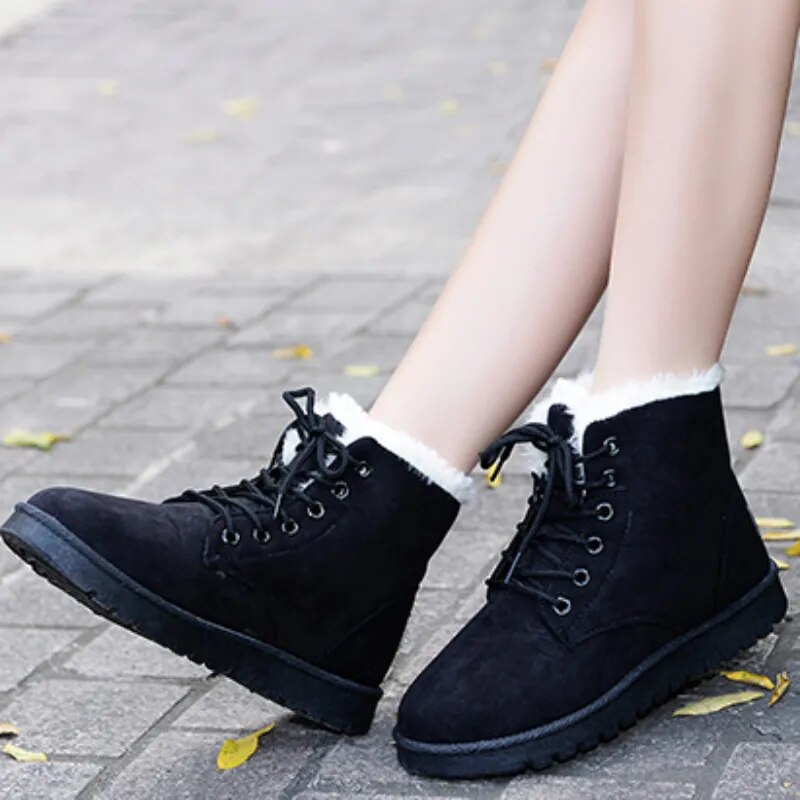 Rosgrove | Women - Lace-Up Ankle Boots - Non-Slip