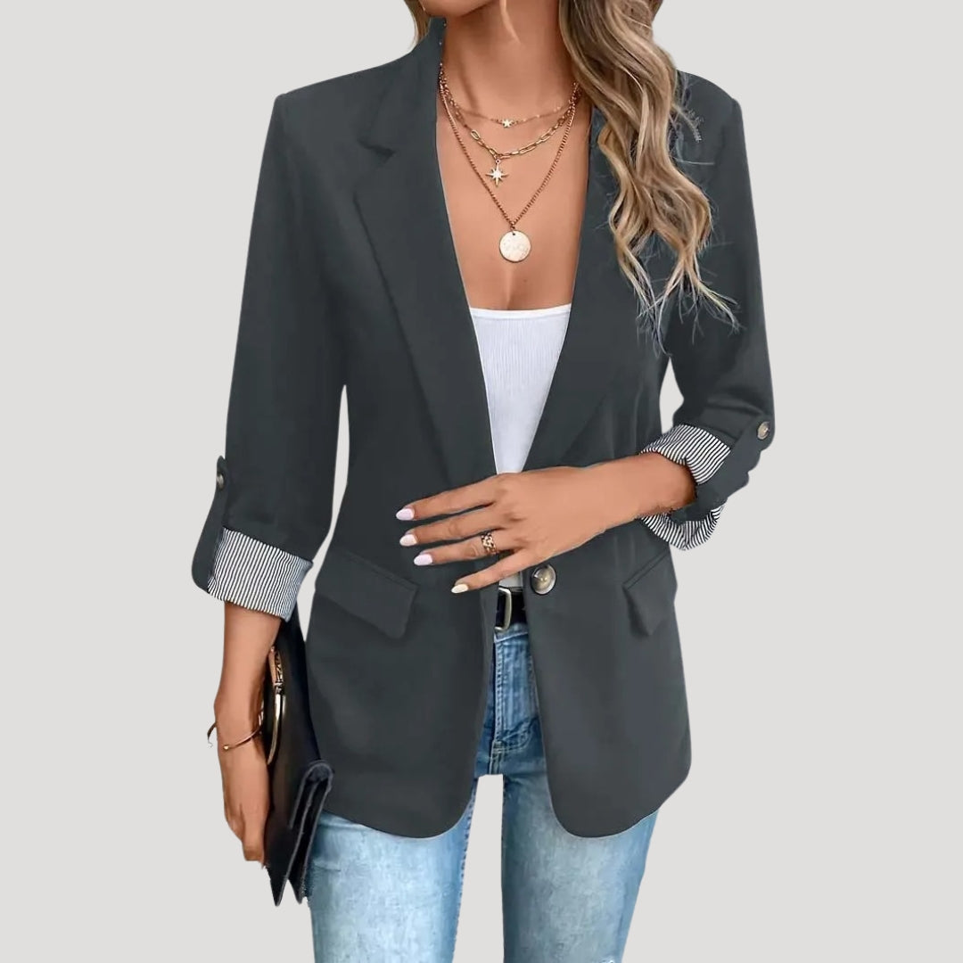 Rosgrove | Women - Blazer - Tailored Fit Roll-Up Sleeves