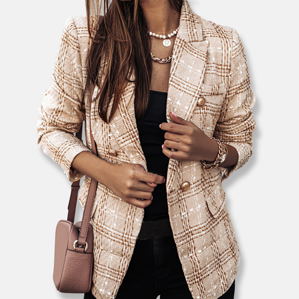 Rosgrove | Women - Check Blazer - Double-Breasted Style