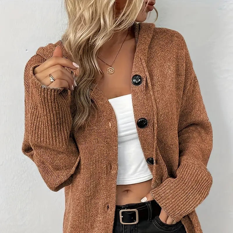 Rosgrove | Women - Hooded Cardigan - Modern Warm Knit