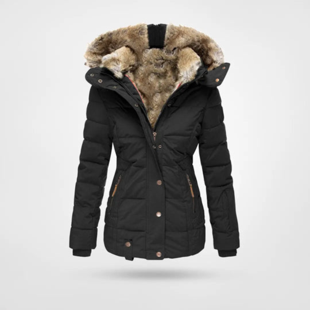 Rosgrove | Women - Warm Winter Puffer Parka Jacket - Cosy Style
