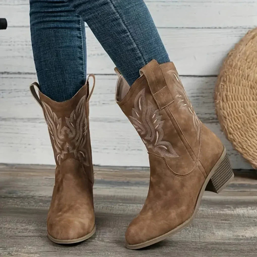 Rosgrove | Women - Leather Cowboy Boots – Western Stitching