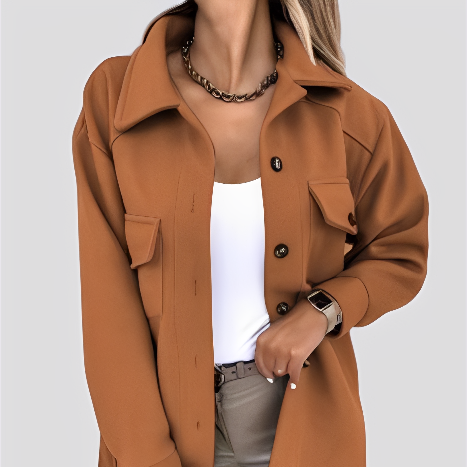Rosgrove | Women - Lightweight Wool Lapel Collar Jacket