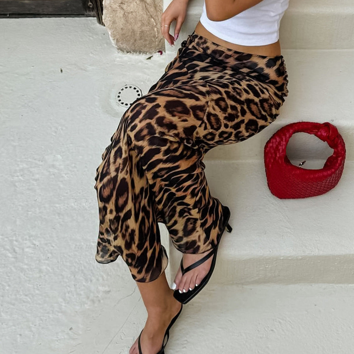 Rosgrove | Women - Skirt - Maxi Leopard - Slim & Trendy