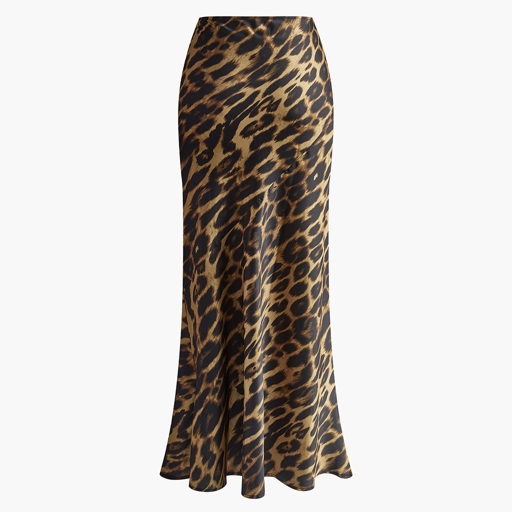 Rosgrove | Women - Skirt - Maxi Leopard - Slim & Trendy