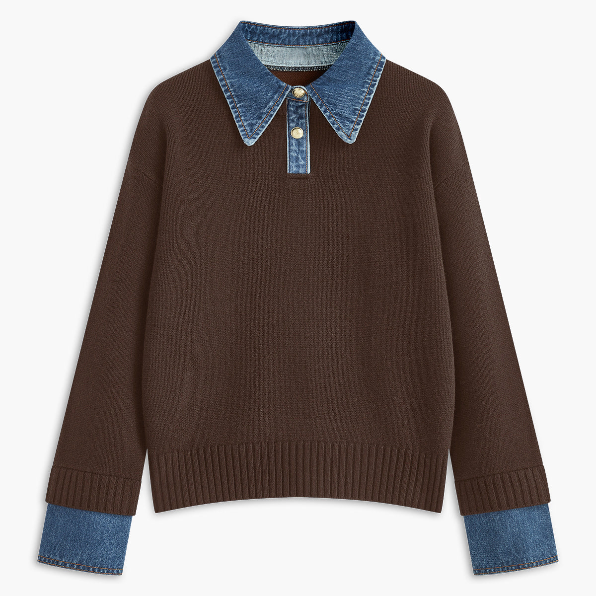 Rosgrove | Women - 2 in 1 Jumper - Lapel Design