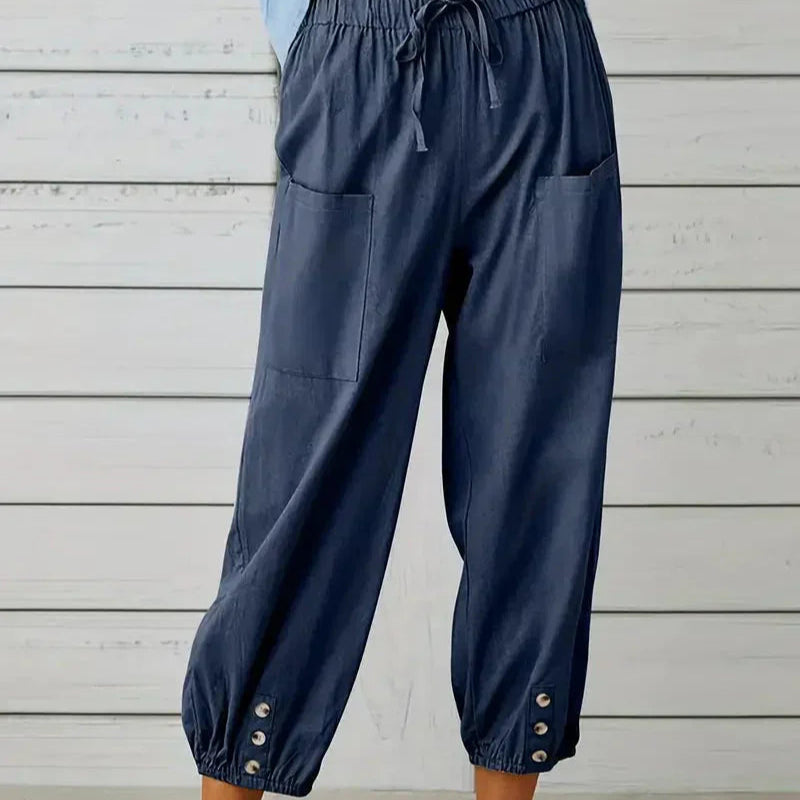 Rosgrove | Women - Light Summer Trousers - Breathable Fabric