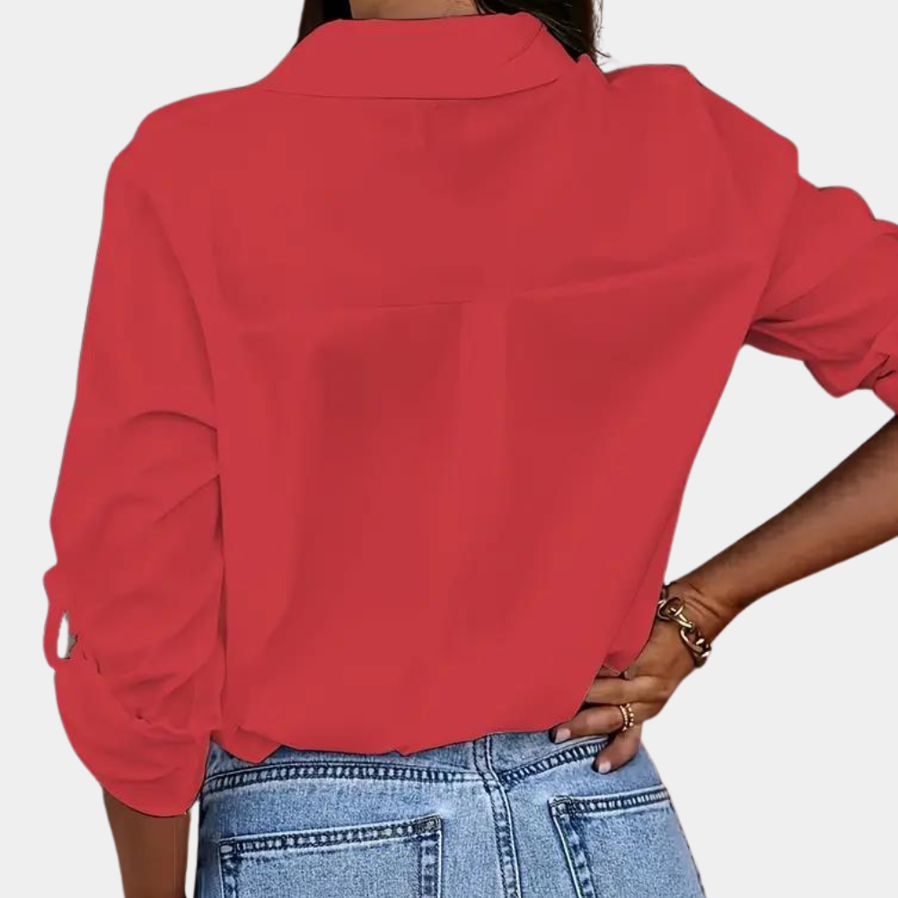 Rosgrove | Women - Blouse - Long Sleeve - Button-Up Style
