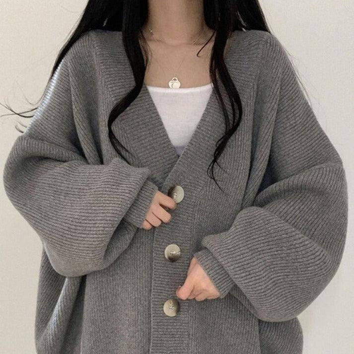 Rosgrove | Women - Oversized Cardigan – Button-Down