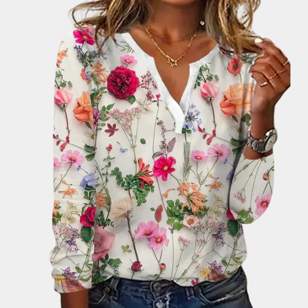 Rosgrove | Women - Blouse - Floral - Lightweight Casual
