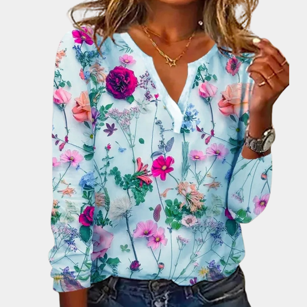 Rosgrove | Women - Blouse - Floral - Lightweight Casual