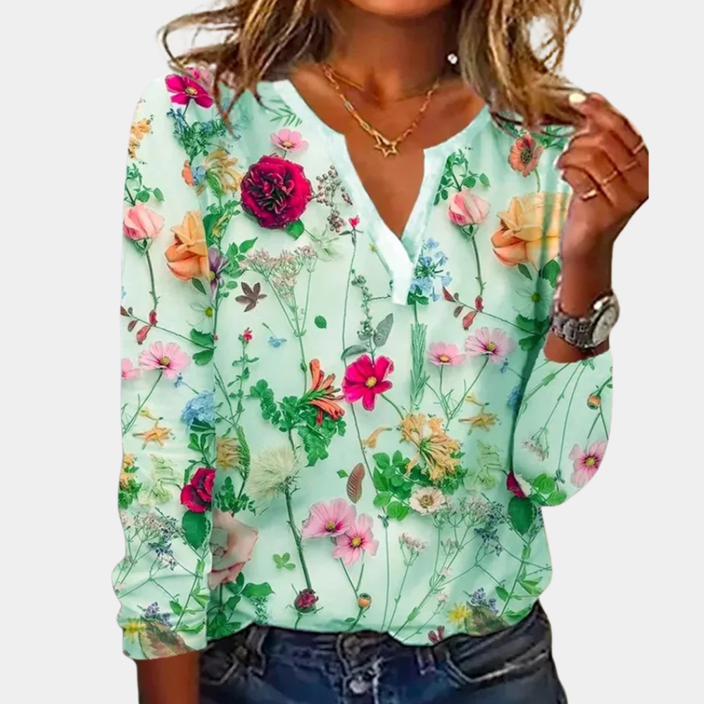 Rosgrove | Women - Blouse - Floral - Lightweight Casual