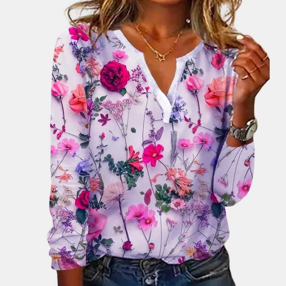Rosgrove | Women - Blouse - Floral - Lightweight Casual