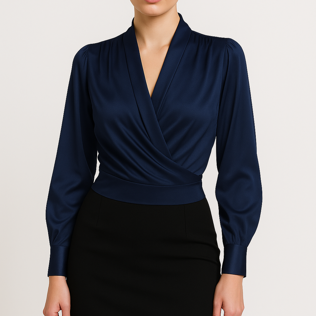 Rosgrove | Women - Blouse - Satin Look - Elegant Style