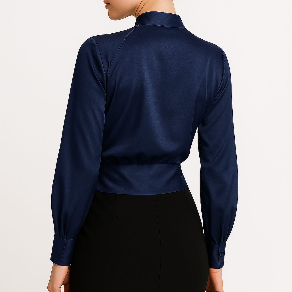Rosgrove | Women - Blouse - Satin Look - Elegant Style