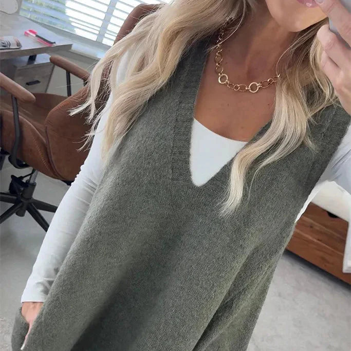 Rosgrove | Women - Cosy Jumper Waistcoat - Soft Knit