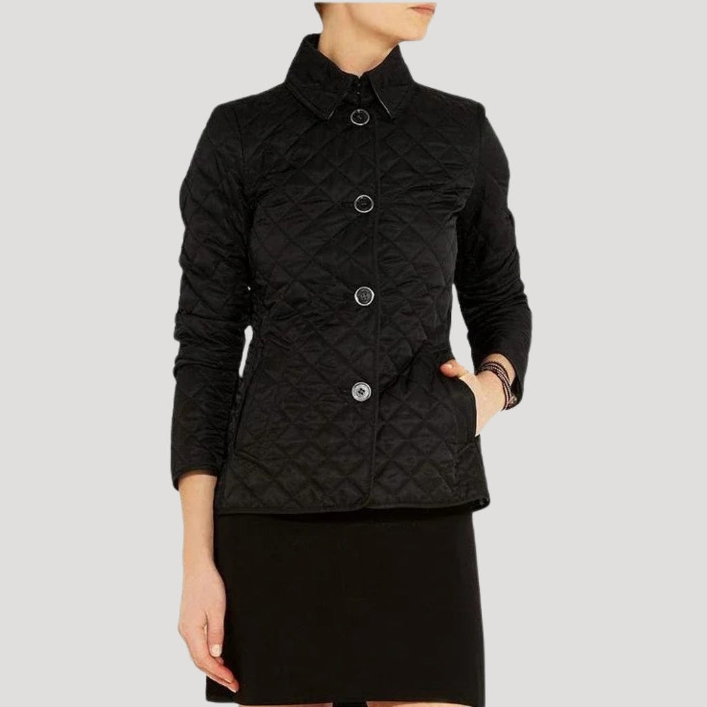 Rosgrove | Women - Light Padded Summer Jacket - Diamond Knit