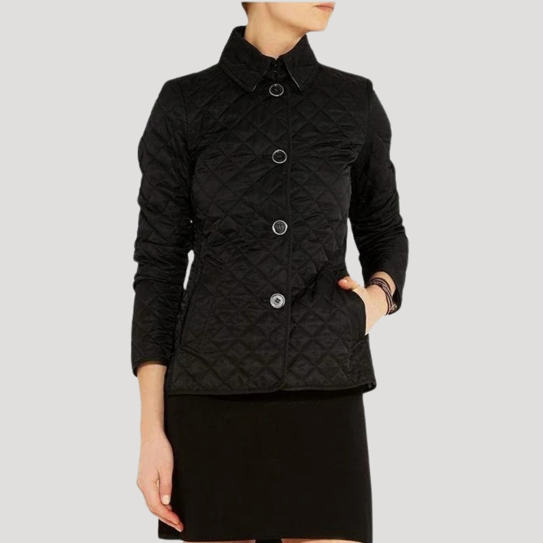 Rosgrove | Women - Light Padded Summer Jacket - Diamond Knit