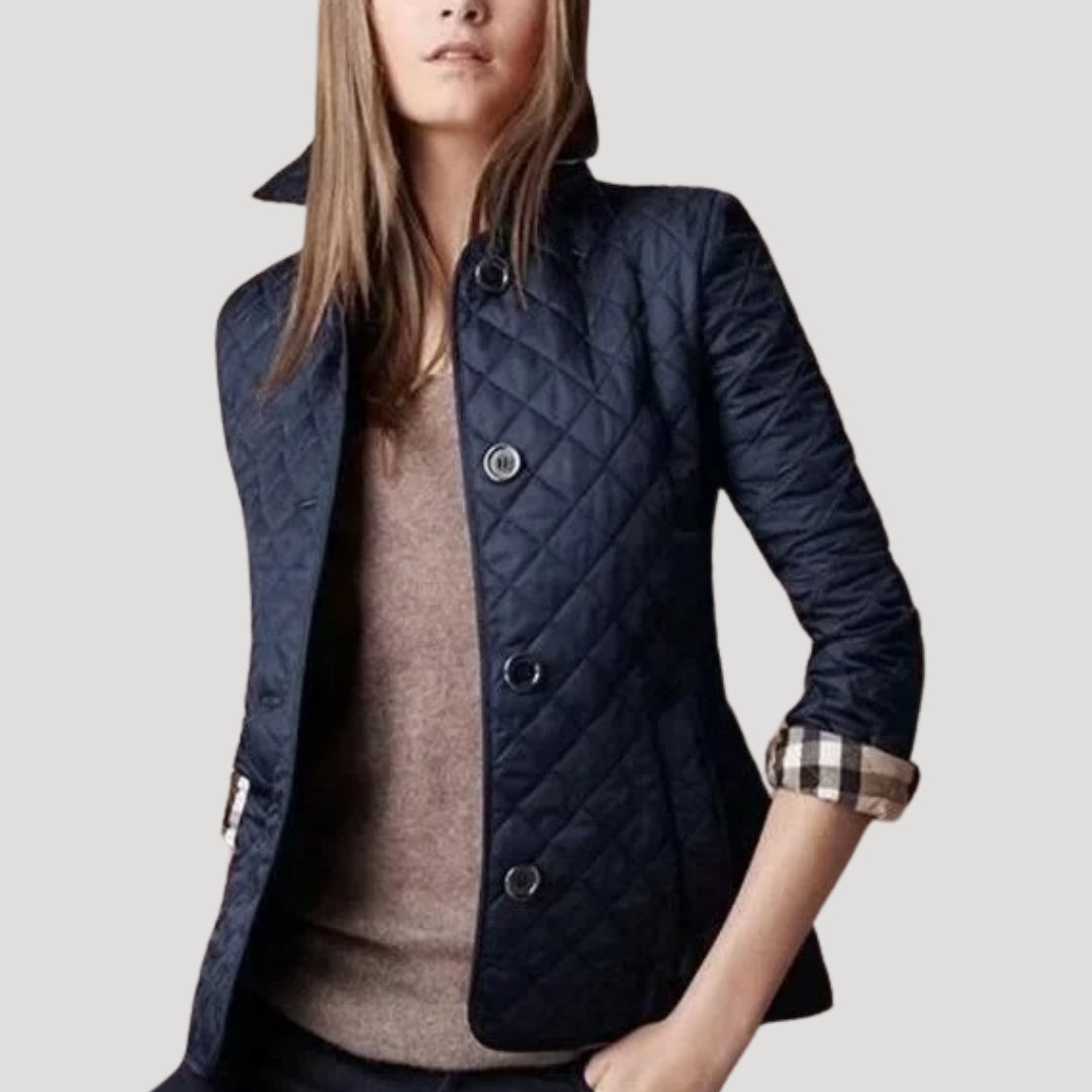 Rosgrove | Women - Light Padded Summer Jacket - Diamond Knit