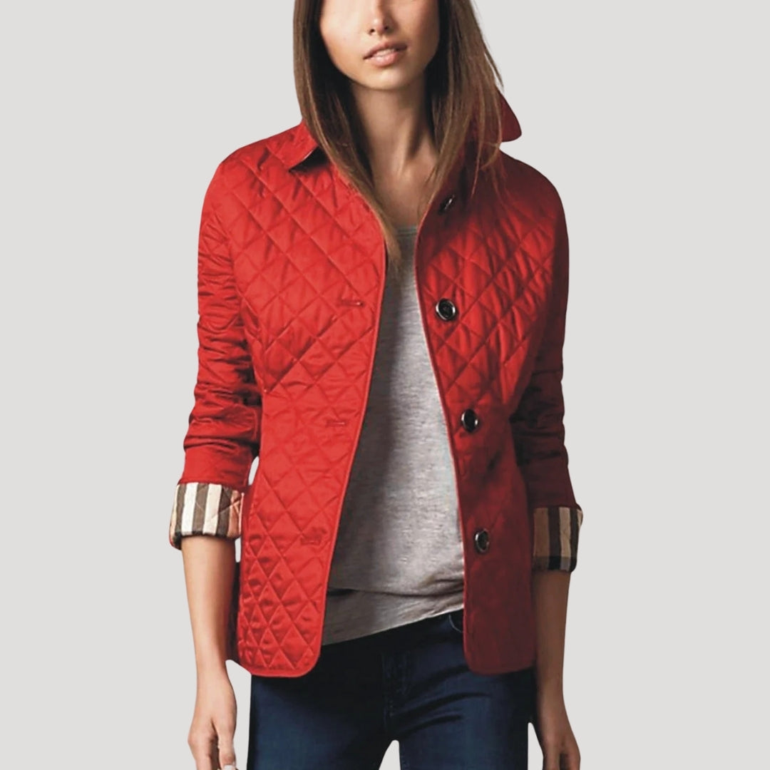 Rosgrove | Women - Light Padded Summer Jacket - Diamond Knit