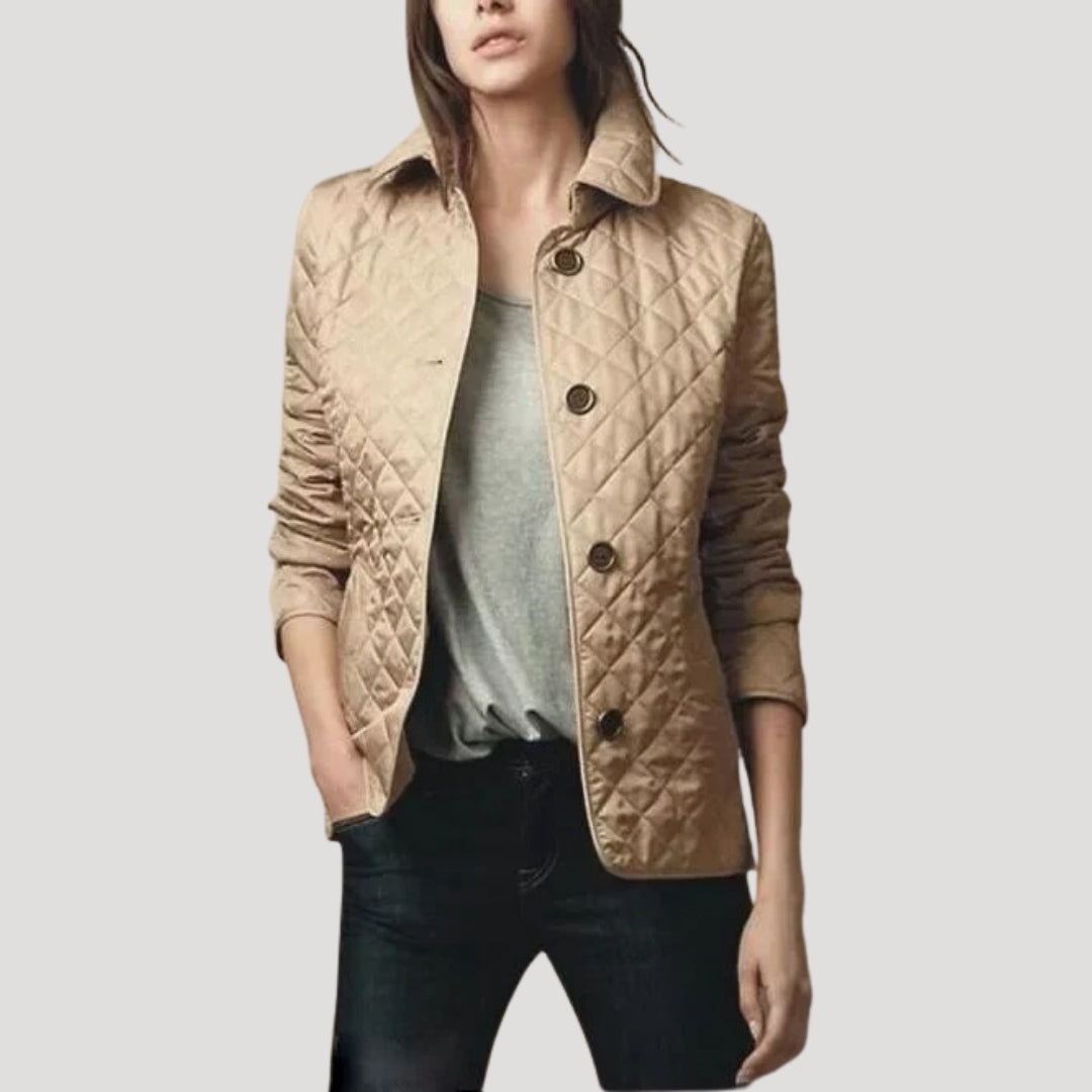 Rosgrove | Women - Light Padded Summer Jacket - Diamond Knit