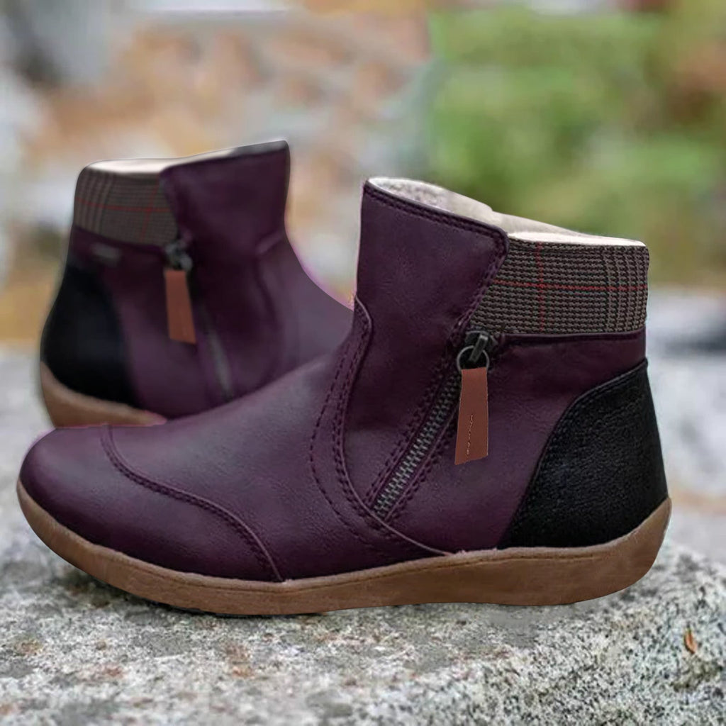 Rosgrove | Women - Padded Ankle Boots - Side Zipper