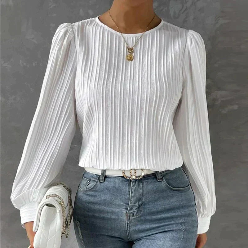 Rosgrove | Women - Blouse - Satin Look - Chic Elegance