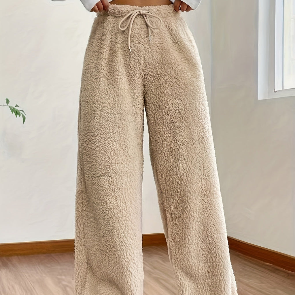 Rosgrove | Women - Soft Teddy Sherpa Trousers - Cosy Style